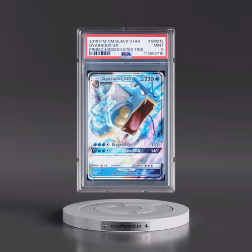 2019 Pokemon SM Black Star Promo Gyarados GX Hidden Fates Tins SM212
