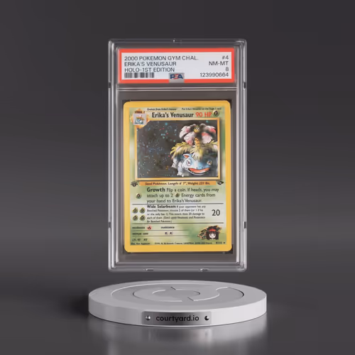 2000 Pokémon Gym Challenge #4 Erika's Venusaur - 1st Edition Holo (PSA 8 NM-MT)