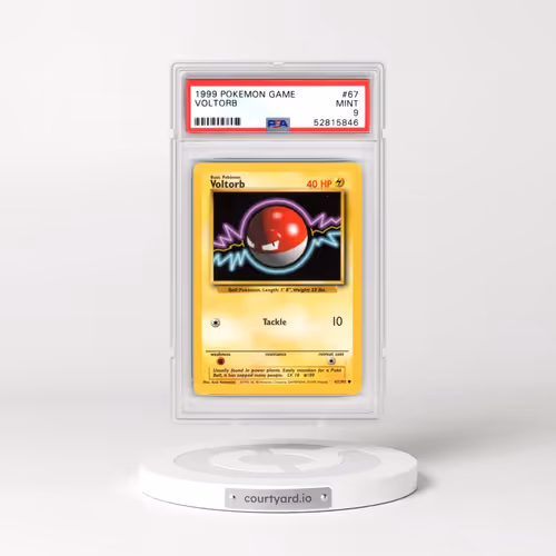 1999 Pokémon Game #67 Voltorb (PSA 9 MINT)