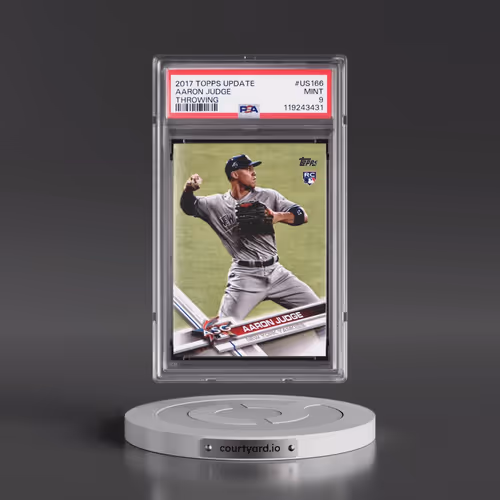 2017 Topps Update #US166 Aaron Judge - Throwing (PSA 9 MINT)