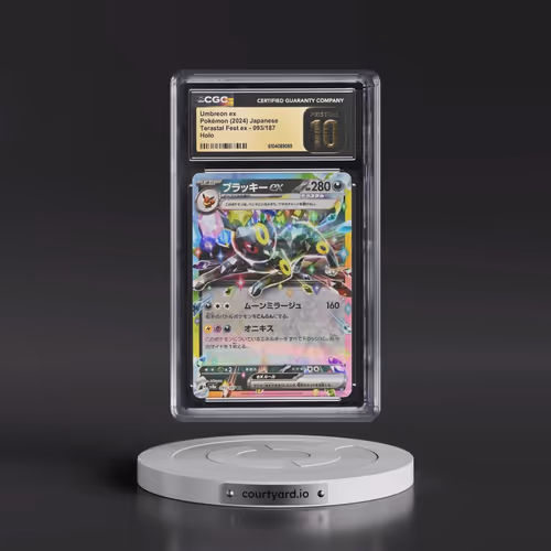 2024 High Class Pack: Terastal Fest ex - sv8a #093/187 Umbreon ex - Holo (CGC 10 PRISTINE)