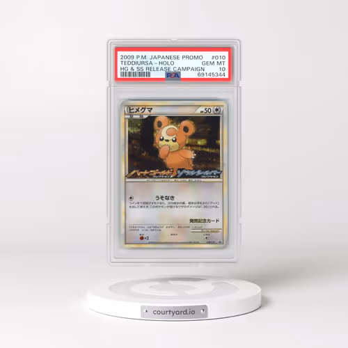 2009 Pokémon Promo #010 Teddiursa - Holo HG & SS Release Campaign (PSA 10 GEM MINT)