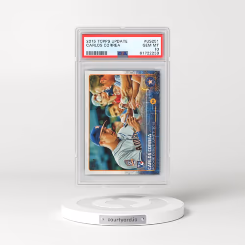 2015 Topps Update #US251 Carlos Correa (PSA 10 GEM MINT)