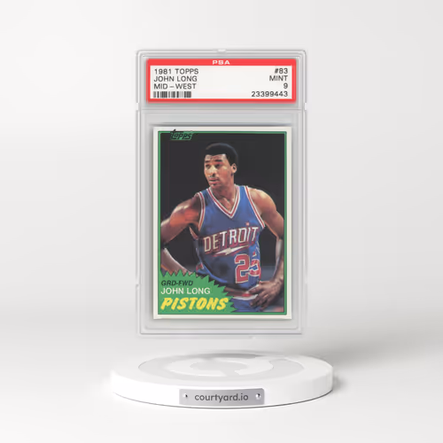 1981 Topps #83 John Long - Mid-West (PSA 9 MINT)