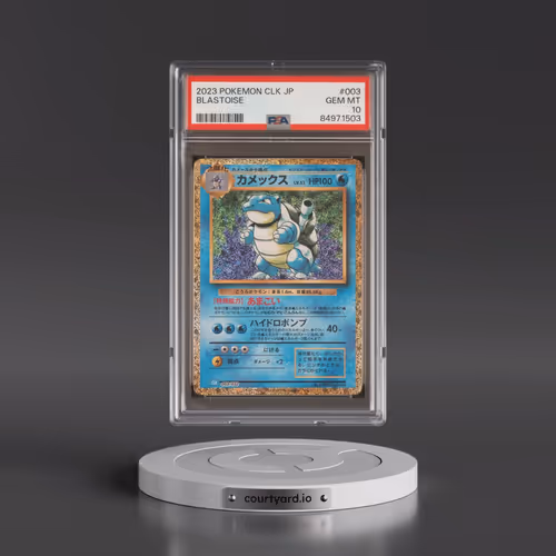 2023 Pokémon Clk-Trading Card Game Classic Blastoise & Suicune EX Deck #003 Blastoise (PSA 10 GEM MI