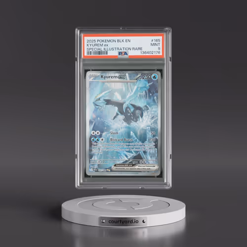 2025 Pokémon Blk EN-Black Bolt #165 Kyurem EX - Holo Special Illustration Rare (PSA 9 MINT)