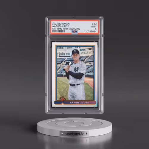2021 Bowman Chrome 1991 Bowman #AJ Aaron Judge (PSA 9 MINT)