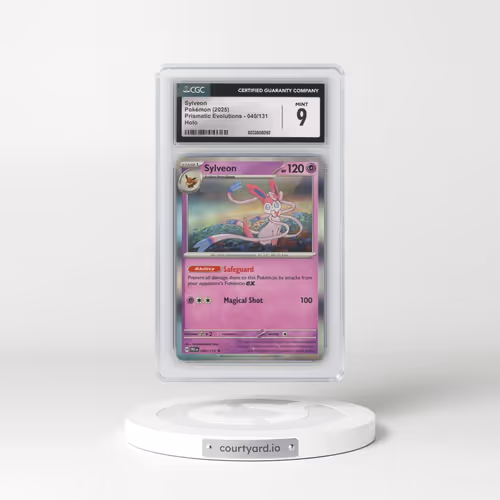 2025 Prismatic Evolutions - PRE EN #040/131 Sylveon - Holo (CGC 9 MINT)
