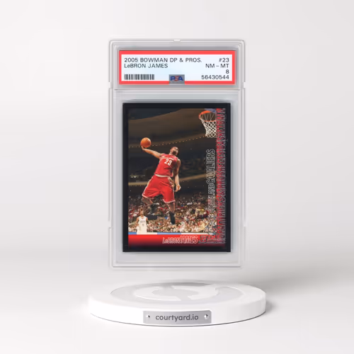 2005 Bowman Draft Picks & Prospects #23 LeBron James (PSA 8 NM-MT)