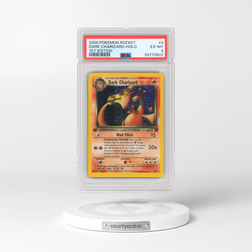 2000 Pokémon Rocket #4 Dark Charizard - 1st Edition Holo (PSA 6 EX-MT)