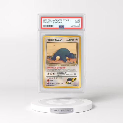 1999 Pokémon Gym 2 #143 Rocket's Snorlax (PSA 9 MINT)