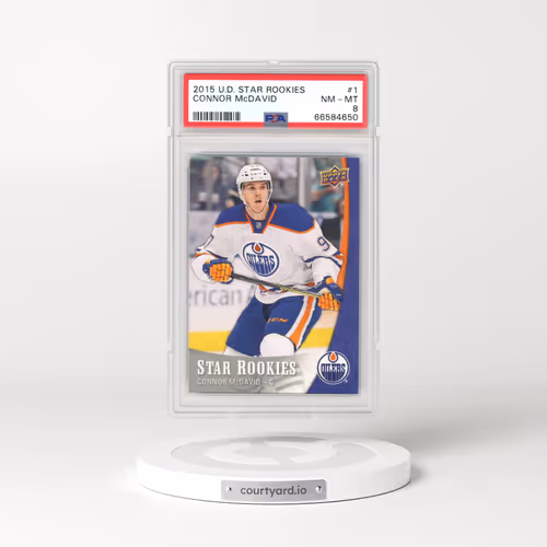 2015 Upper Deck Star Rookies #1 Connor McDavid (PSA 8 NM-MT)