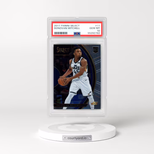 2017 Panini Select #11 Donovan Mitchell (PSA 10 GEM MINT)