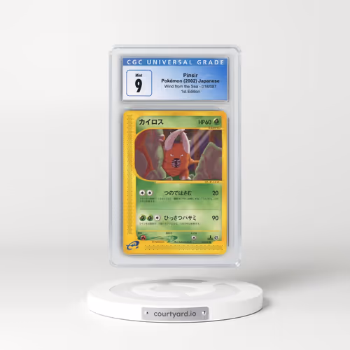 2002 Wind from the Sea #018/087 Pinsir - 1st Edition (CGC 9 MINT)