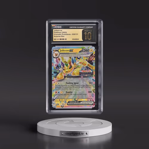 2025 Pokémon Pre EN-Prismatic Evolutions #030 Jolteon EX - Holo Surprise Box Exclusive (CGC 10 PRIST