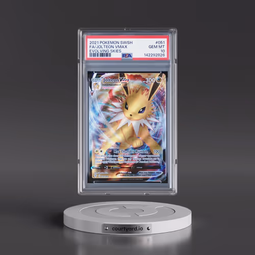 2021 Pokémon Sword & Shield Evolving Skies #051 Jolteon Vmax - Full Art (PSA 10 GEM MINT)