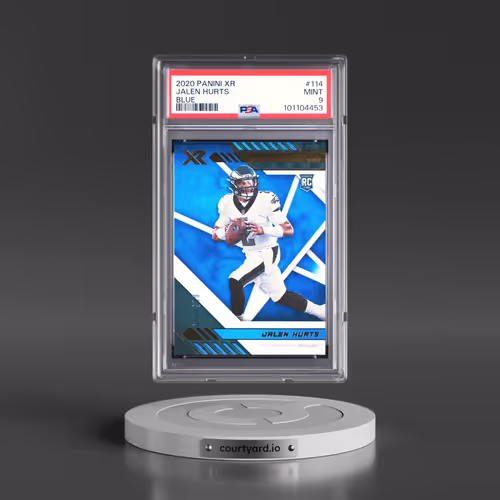 2020 Panini XR #114 Jalen Hurts - Blue (PSA 9 MINT)