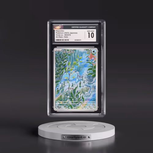 2023 Pokémon Sv1v-Violet EX #083 Clauncher - Art Rare (CGC 10 GEM MINT)