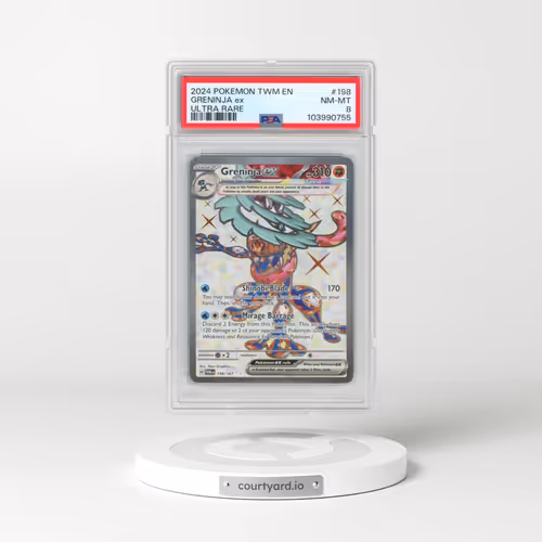 2024 Pokémon Twm EN-Twilight Masquerade #198 Greninja EX - Holo Ultra Rare (PSA 8 NM-MT)
