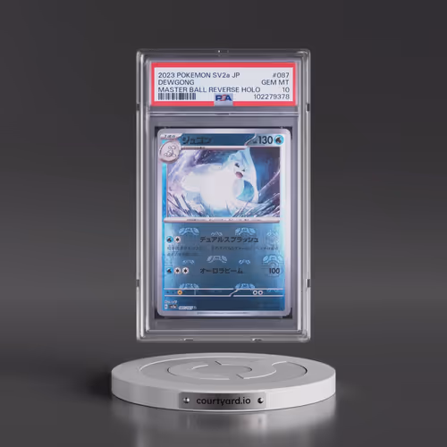 2023 Pokémon Sv2a-Pokémon 151 #087 Dewgong - Reverse Holo Master Ball (PSA 10 GEM MINT)