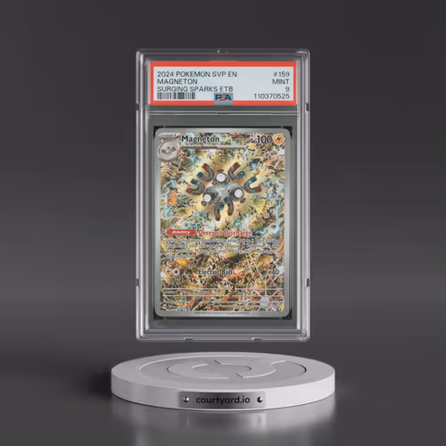 2024 Pokémon Svp EN-SV Black Star Promo #159 Magneton - Surging Sparks Elite Trainer Box (PSA 9 MINT