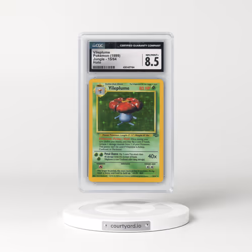 1999 Jungle #15/64 Vileplume - Holo (CGC 8.5 NM-MT+)