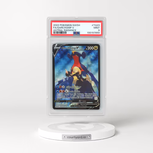 2022 Pokémon Sword & Shield Astral Radiance #TG23 Garchomp V - Holo Full Art (PSA 9 MINT)