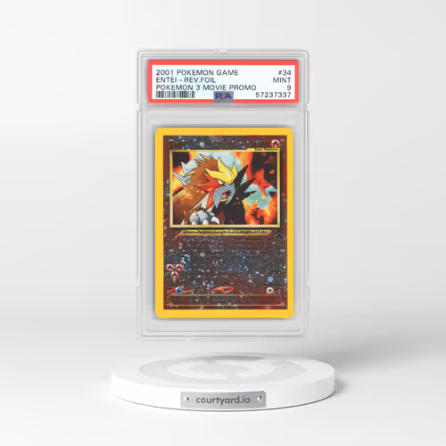 2001 Pokemon 3 Movie Promo #34 Entei - Holo (PSA 9 MINT)