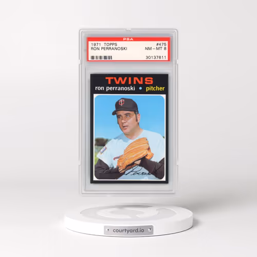 1971 Topps #475 Ron Perranoski (PSA 8 NM-MT)