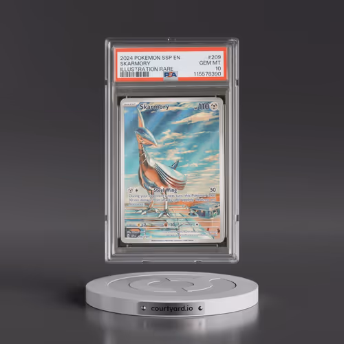 2024 Pokémon Ssp EN-Surging Sparks #209 Skarmory - Illustration Rare (PSA 10 GEM MINT)