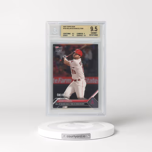 2023 Topps Now #752 Nolan Schanuel/1348* (BGS 9.5 GEM MINT)