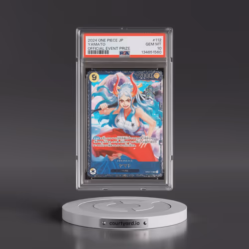 2024 One Piece Japanese Promos #112 Yamato - Official Event Prize (PSA 10 GEM MINT)