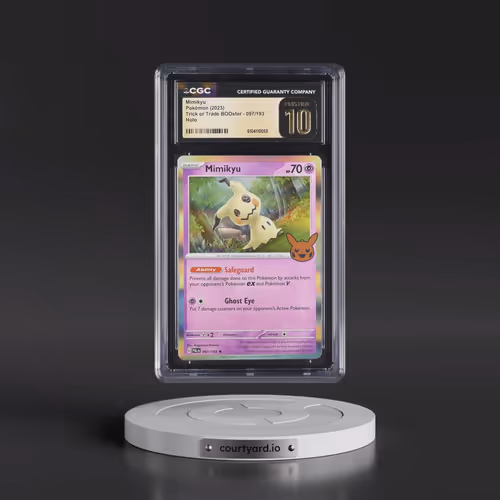 2023 Trick or Trade BOOster (2023) #097/193 Mimikyu - Holo (CGC 10 PRISTINE)