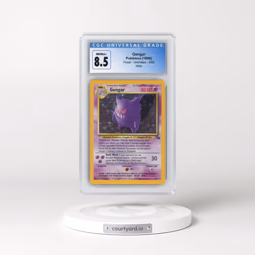 1999 Fossil #5/62 Gengar - Galaxy Star Holo (CGC 8.5 NM-MT+)