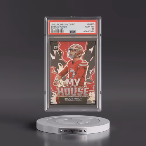 2022 Panini Donruss Optic My House #MH10 Brock Purdy (PSA 10 GEM MINT)