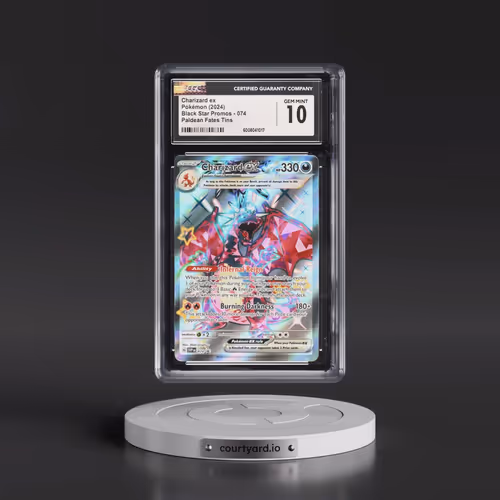 2023 Black Star Promos - Scarlet & Violet SVP EN #074 Charizard ex - Paldean Fates Tin (Holo) (CGC 1