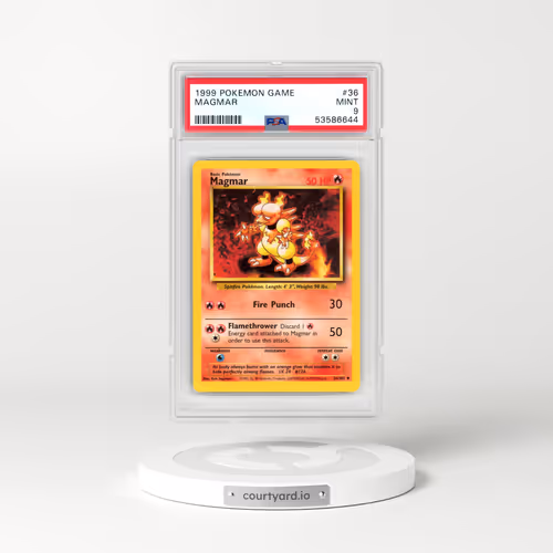 1999 Pokémon Game #36 Magmar (PSA 9 MINT)
