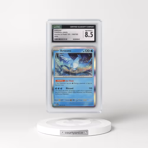 2023 Scarlet & Violet 151 - MEW EN #144/165 Articuno - Holo (CGC 8.5 NM-MT+)