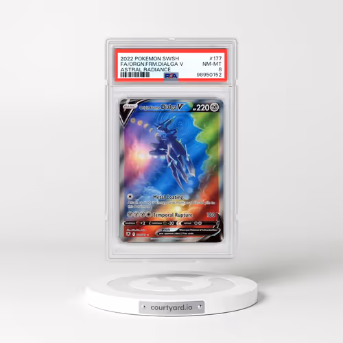 2022 Pokémon Sword & Shield Astral Radiance #177 Origin Forme Dialga V - Holo Full Art (PSA 8 NM-MT)