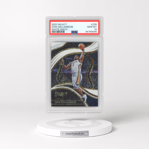 2023 Panini Select #236 Zion Williamson - White Disco (PSA 10 GEM MINT)