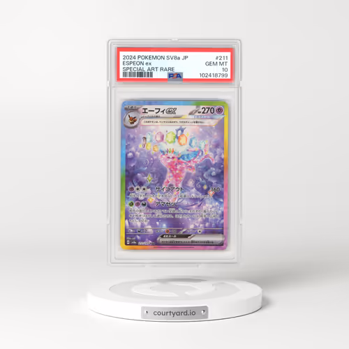 2024 Pokémon Sv8a-Terastal Fest EX #211 Espeon EX - Holo Special Art Rare (PSA 10 GEM MINT)
