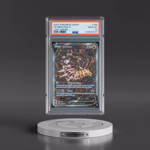 2022 Pokémon Sword & Shield Lost Origin #186 Giratina V - Holo Full Art (PSA 10 GEM MINT)