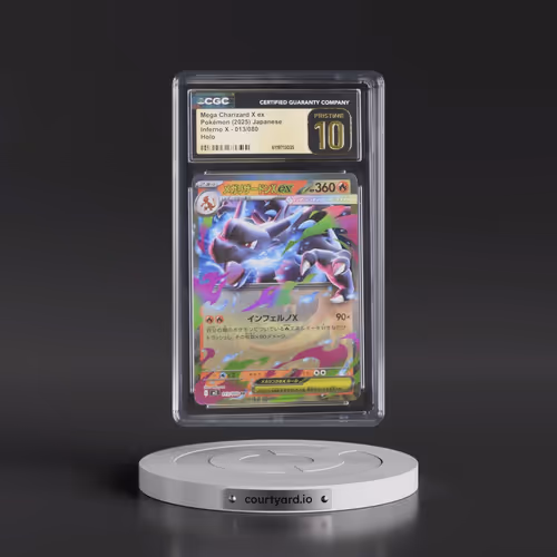 2025 Pokémon M2-Inferno X #013 Mega Charizard X EX - Holo (CGC 10 PRISTINE)