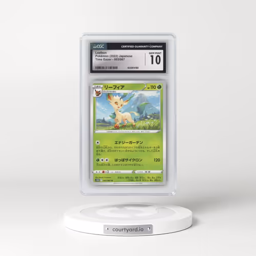 2022 Time Gazer #003/067 Leafeon (CGC 10 GEM MINT)