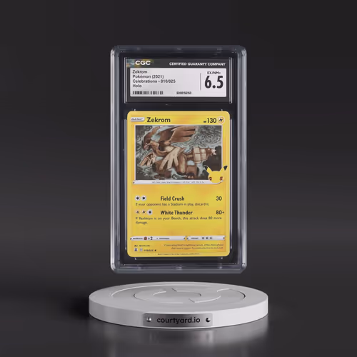 2021 Celebrations #010/025 Zekrom - Holo (CGC 6.5 EX-NM+)