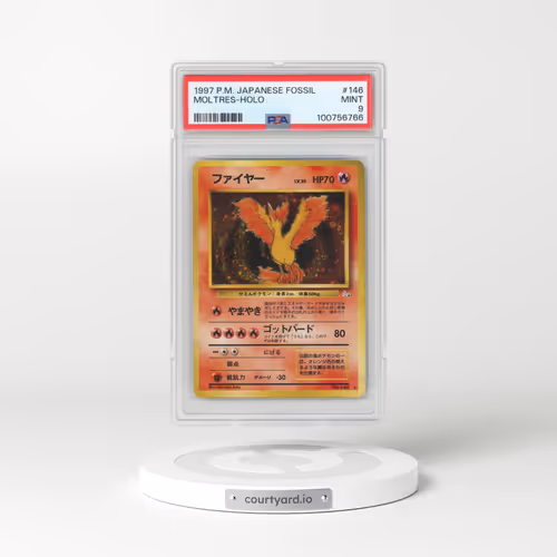 1997 Pokémon Fossil #146 Moltres - Holo (PSA 9 MINT)