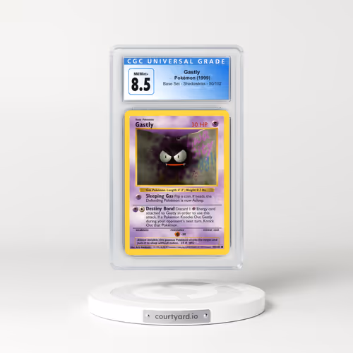 1999 Base Set #50/102 Gastly - Shadowless Shadowless (CGC 8.5 NM-MT+)