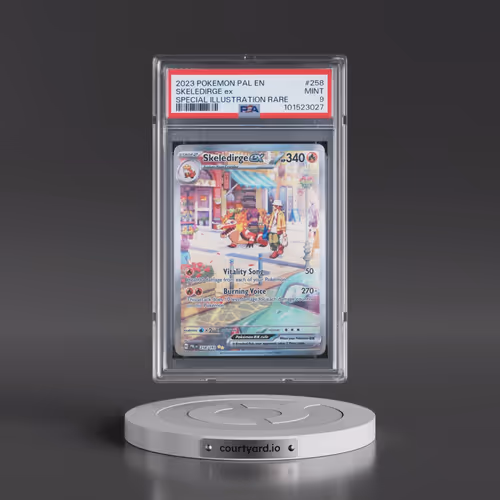 2023 Pokémon Pal EN-Paldea Evolved #258 Skeledirge EX - Holo Special Illustration Rare (PSA 9 MINT)
