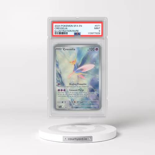 2024 Pokémon Sfa EN-Shrouded Fable #071 Cresselia - Illustration Rare (PSA 9 MINT)