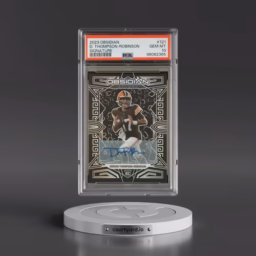2023 Panini Obsidian #121 Dorian Thompson-Robinson - Signature (PSA 10 GEM MINT)